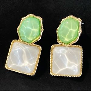 ✨Elegant Retro Style Glass Cabochon Earrings